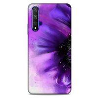 Huawei P Smart S 2020 Uyumlu Kılıf Mor Delisi (31) TPU Kılıf Çiçek