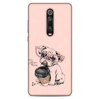 Animax Pugs COFEE Xiaomi Mi 9T Kılıf Desenli Silikon