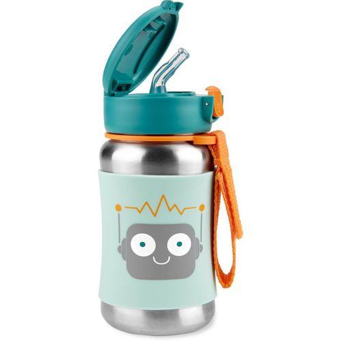 Skip Hop Skip Hop Zoo Pipetli Paslanmaz Çelik Suluk 350 ml Robot