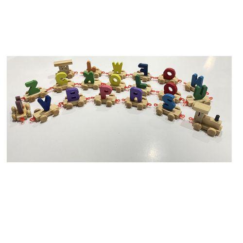 Zhltoys Harfli Ahşap Tren 20 Parça