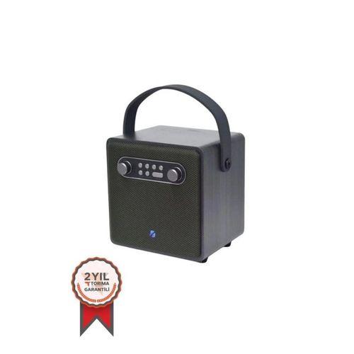 Bts-1688 Yeşil Mikrofonlu Karaoke Bluetooth Hoparlör