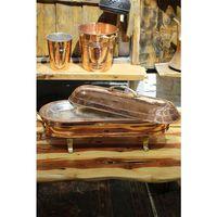 Turna Bakır Ayaklı Közlü Sunum Kebaplık Kapaklı 120 Cm Kırmızı