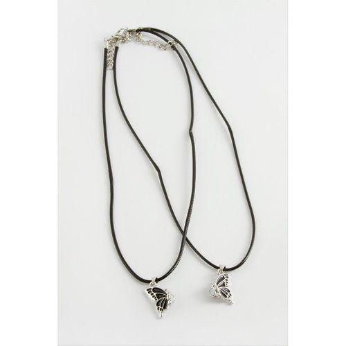 Kelebek Arkadaşlık Kolyesi (Çift Kolye)