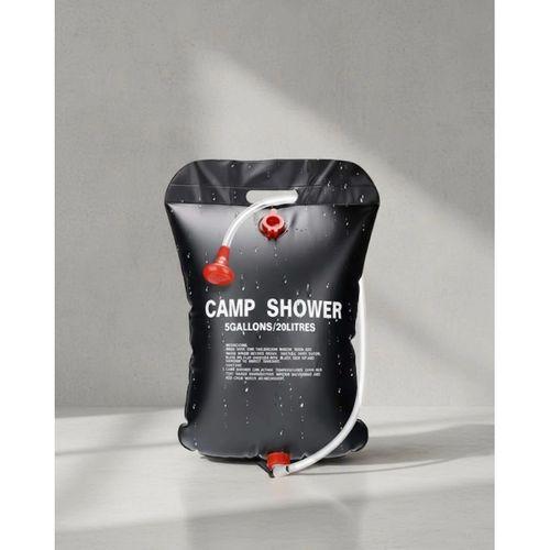 Solar Kamp Duşu 20 Litre Taşınabilir Şeffaf Su Seviyeli Dış Mekan Duş Sistemi