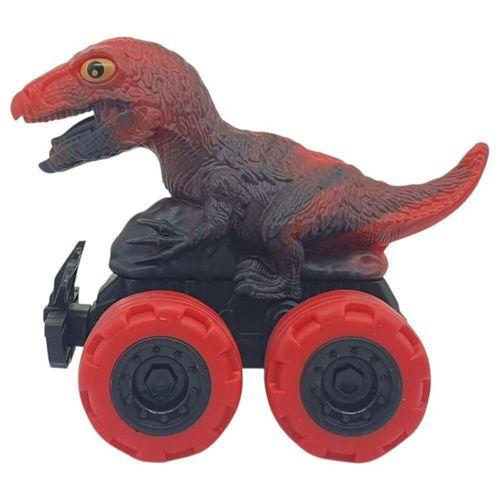 Sürtmeli Dinazor Arabalar 12 cm - H-20 - T-Rex - Kırmızı