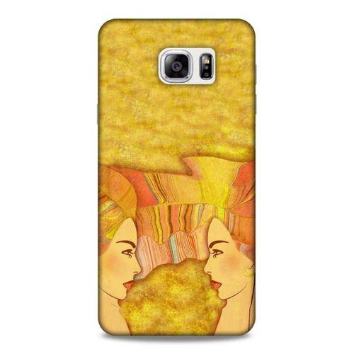 Lopard Samsung Galaxy Note 5 Uyumlu Kılıf Sürreal Yüzler ♀ (16) Kalın Kılıf Desenli