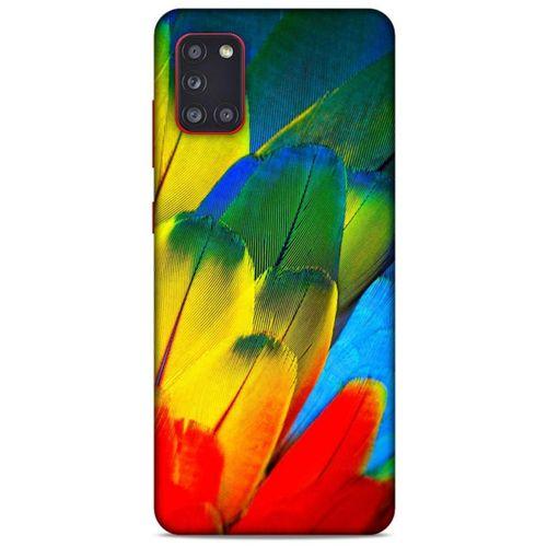 Samsung Galaxy A31 Kılıf Desenli Özel Seri Tüyler (3) Kapak