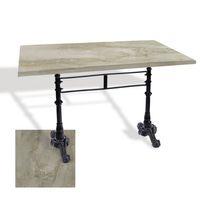 Dockers Çipa 3002 Döküm Ayak Masa 80x140 cm - (Werzalit, Wermodin ve Allzalit Tabla) - Irony