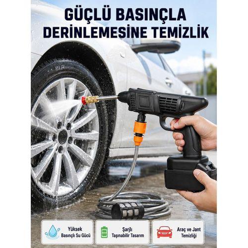 Taşınabilir Akülü Araba Yıkama Makinesi 1 7 Mpa Basınçlı Ve Ergonomik Tasarımlı