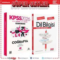 Marsis Yayınları 2026 KPSS Coğrafya ve AKM Dil Bilgisi Soru Bankası Seti 2 Kitap
