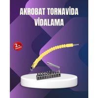 12 Parça Vidalama Uç Seti Akrobat Tasarım Dayanıklı Metal