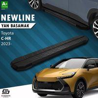 S-Dizayn Toyota C-HR 2 NewLine Siyah Yan Basamak 173 Cm 2023 Üzeri A+ Kalite