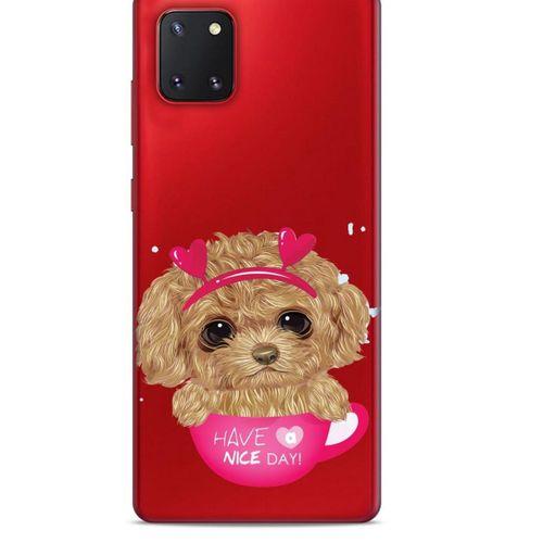 Zoologix (79) Samsung Galaxy Note 20 Şeffaf Kılıf Silikon Desenli