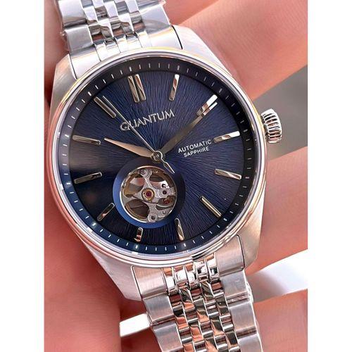 Quantum Otomatik Mekanizma Sapphire Cizilmez Cam Çelik Kordon 10 Atm Erkek Kol Saat EMG.1207.390