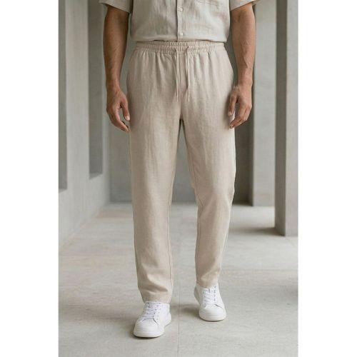 Prawer Baggy Kalıp Odessa Kumaş Jogger Erkek Pantolon- Bej