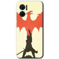 Potkal Hediye Fabrikası Xiaomi Redmi 10 5G HD Baskılı Kılıf + 9D Tam Ekran Koruyucu - Dragon Hunter 1