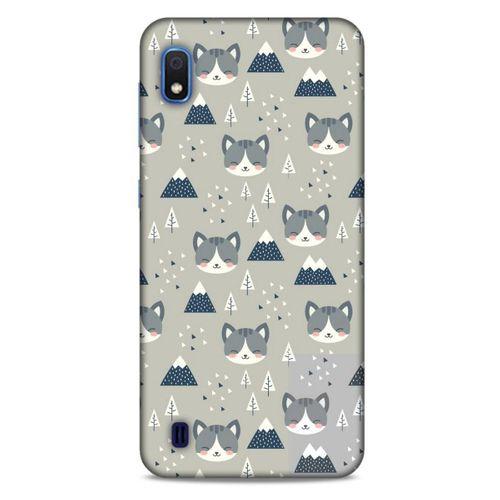 Lopard Samsung Galaxy A10 Uyumlu Kılıf Kediler (25) Antişok Kapak Kış