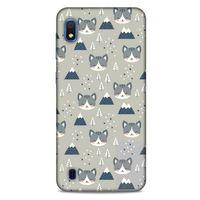 Lopard Samsung Galaxy A10 Uyumlu Kılıf Kediler (25) Antişok Kapak Kış