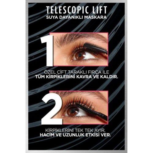L'Oreal Paris Telescopic Lift Suya Dayanıklı Maskara