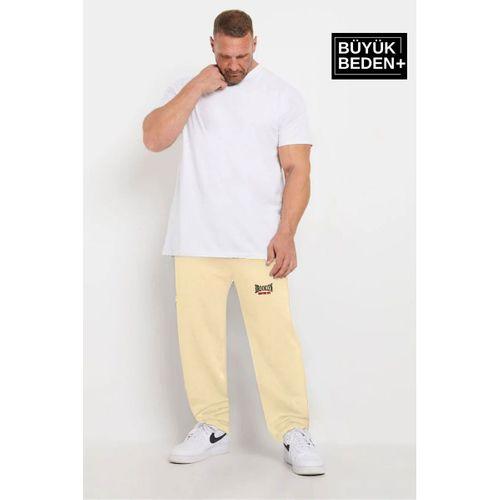 Erkek Büyük Beden Buyuk Brooklyn Baskılı İnce Eşofman Altı  SPR25BEA50
