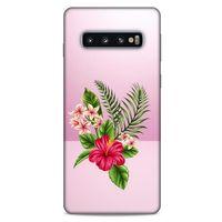 Lopard Samsung Galaxy S10 Uyumlu Kılıf Bahar (19) Kılıfları Kırmızı Yeşil