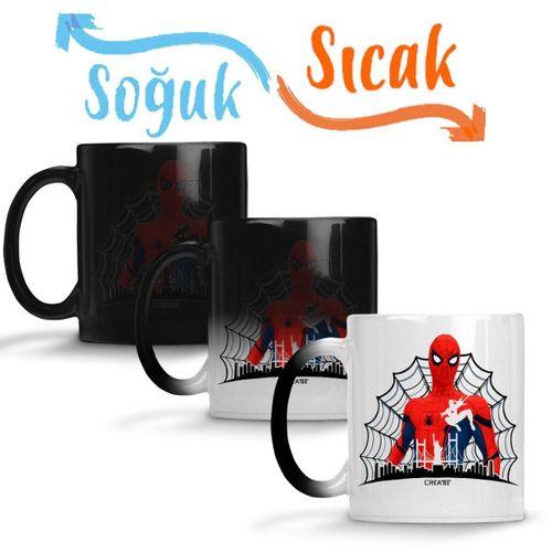 The Spidey Homecoming Sihirli Kupa Bardak Porselen