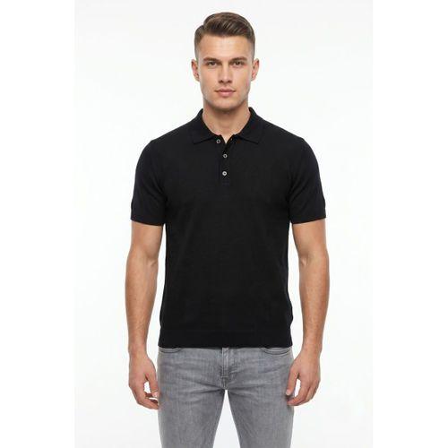 Erkek Polo Yaka Kısa Kollu Triko Tişört Regular Kalıp BGL-ST05560