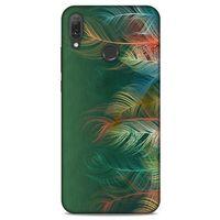 Huawei Y9 2019 Kılıf Desenli Özel Seri Tüyler (31) TPU Kılıf