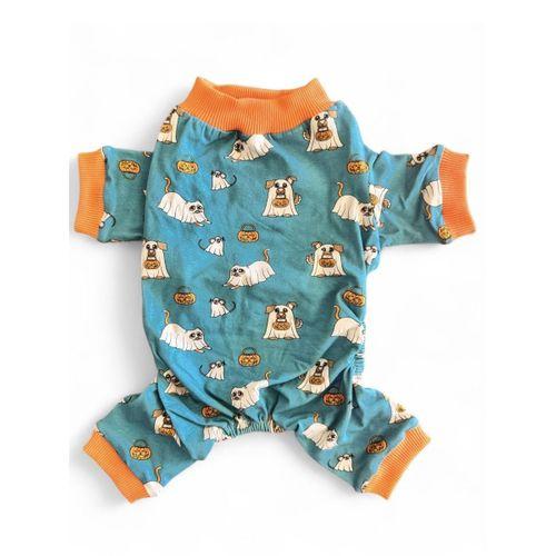 Puggy Pie Köpek Pijama Tulum | Küçük Irk Pamuklu Köpek Tulumu | Tüy Dökülmesini Azaltır | Penye Dog Pajamas