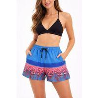 Deniz Şortu Fermuarlı Cepli File Astarlı Hızlı Kuruyan Premium - Mavi