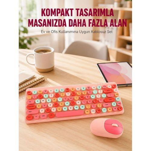 Kablosuz Bluetooth Klavye – Çoklu Cihaz Desteği, Akıllı Güç Tasarrufu Yeni Nesil