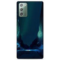 Lopard Samsung Galaxy Note 20 Uyumlu Kılıf Gece'S (13) Silikon Kap Yeşil