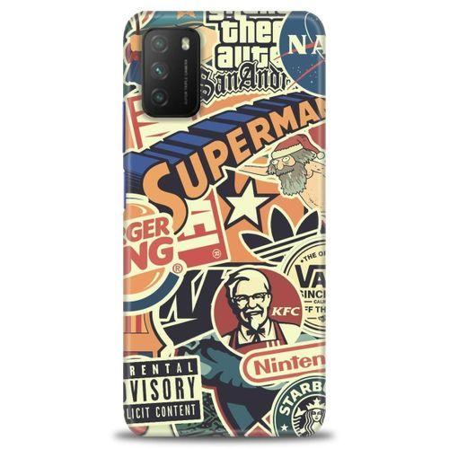 Xiaomi Poco M3 Kılıf HD Baskılı Kılıf - Superman + Tam Ekran Koruyucu