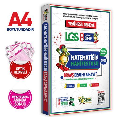 2026 LGS 8 Sınıf Matematik Manifestosu Yeni Nesil Çözümlü Deneme Sınavı