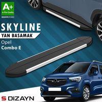 S-Dizayn Opel Combo E Kısa Şase Skyline Aluminyum Yan Basamak 203 Cm 2018 Üzeri A+ Kalite