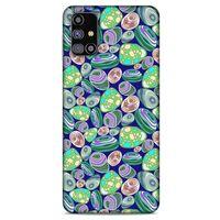 Samsung Galaxy M31s Kılıf Baskılı Özel Seri Taşlı (15) Antişok Kılıf