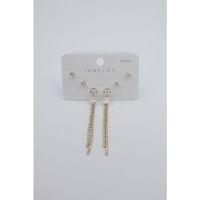 Çoklu Set Küpe - Altın