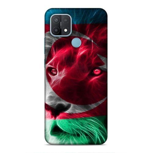 Oppo A15 Uyumlu Kılıf Azarbaijan (23) Ultra Koruma Kılıfı Aslan Bayrak