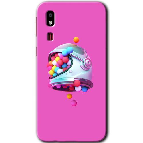 Galaxy A2 Core Kılıf HD Desen Baskılı Arka Kapak - Uzay Başlığı