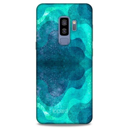 Samsung Galaxy S9 Plus Kılıf Pastel Renkler (6) Silikon Kılıf Mavi Yeşil