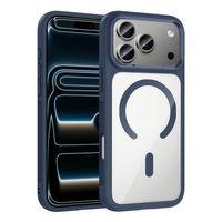 Apple iPhone 17 Pro Max Kılıf M-Safe Şarj Özellikli Metal Kamera Çerçeveli Zore Tiko Kapak