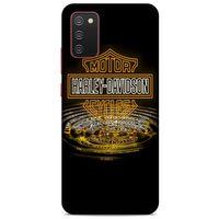 Samsung Galaxy A02s Uyumlu Kılıf Motorsiklet (35) Fit Design Kılıf Harley Davidson