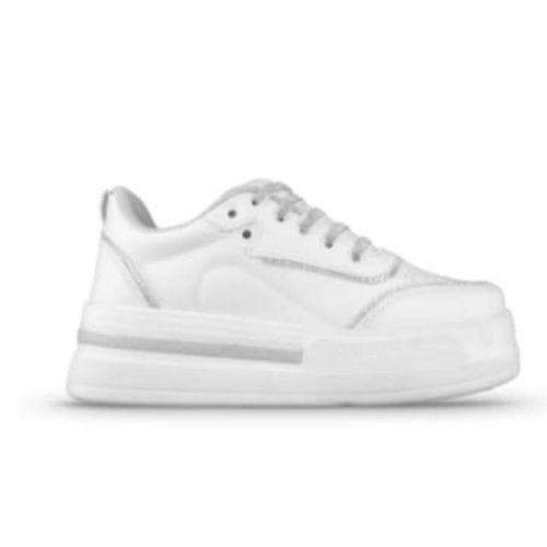 MP 252-6306 Beyaz Kadın Bağcıklı Spor Ayakkabı