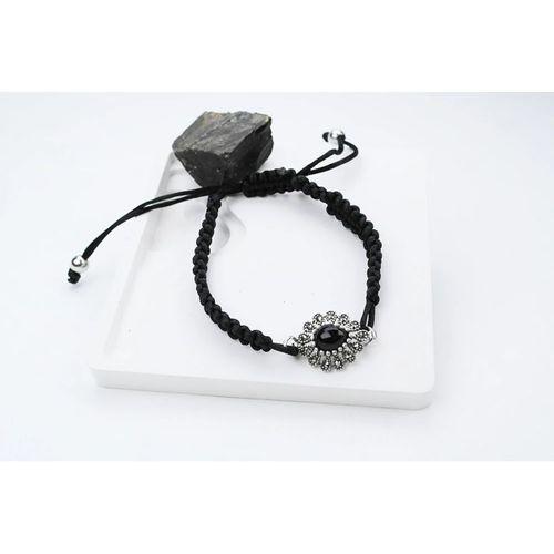 DUYGU  OLTU TAŞI GÜMÜŞ ÇERÇEVE  AYARLANABİLİR  BİLEKLİK