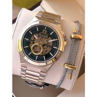 Reward Özel Tasarım Otomatik Mekanizma Çelik Kordon 5 Atm Suya Dayaknıklı Erkek Kol Saati W.145514.2