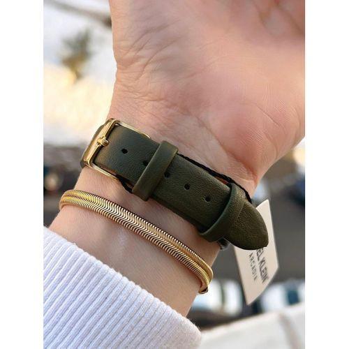 Daniel Klein Deri Kordonlu 2 Yıl Garantili 3 Atm Suya Dayanıklı Kadın Kol Saati+Bileklik BD.14274.3