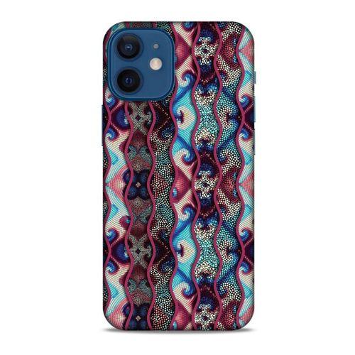 Apple iPhone 12 Mini Kılıf Baskılı Özel Seri Taşlı (40) Fit Silikon Kılıf