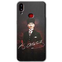 Potkal Hediye Fabrikası Samsung Galaxy A10s HD Baskılı Kılıf + 9D Tam Ekran Koruyucu - Kemal Atatürk