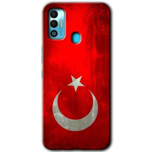 Potkal Hediye Fabrikası Tecno Spark 7T Kılıf HD Desen Baskılı Arka Kapak - Albayrak