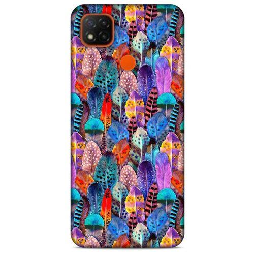 Xiaomi Redmi 9C Kılıf Desenli Özel Seri Tüyler (39) Liquid Crystal Kılıf